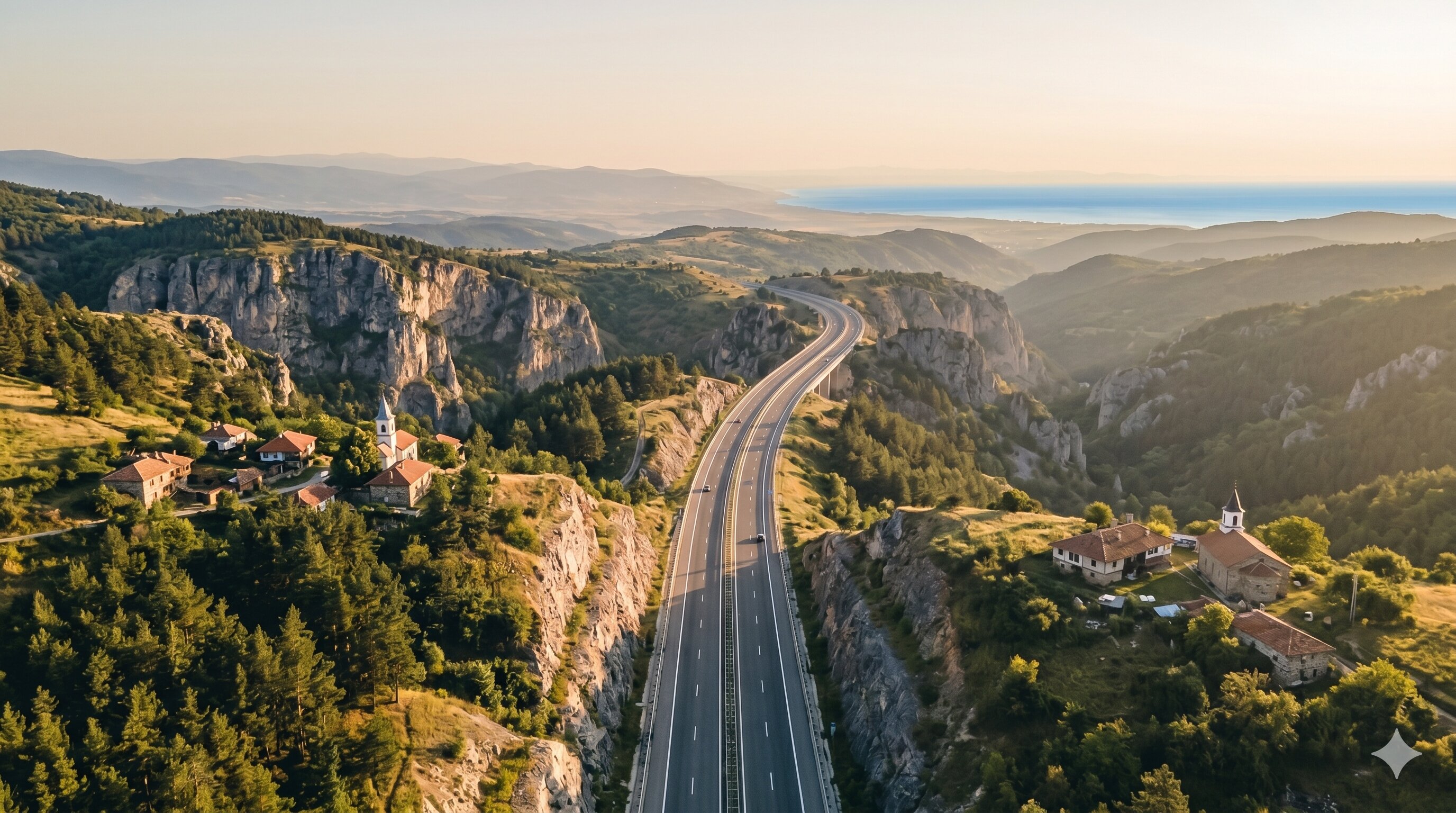 Bulgarische Autobahn